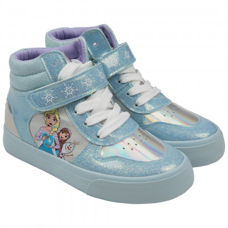 Frozen Anna and Elsa Girl's High-Top Shoes